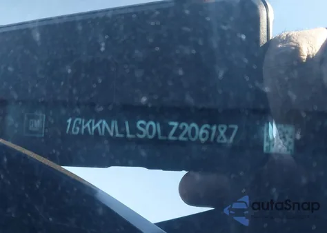 2020 GMC Acadia Awd At4 from USA, damaged, VIN 1GKKNLLS0LZ206187